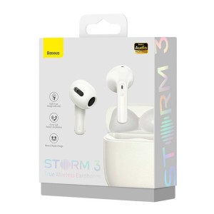 هدفون داخل گوش بی سیم باسئوس مدل Storm 3 NGTW140101